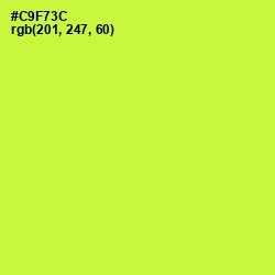 #C9F73C - Pear Color Image