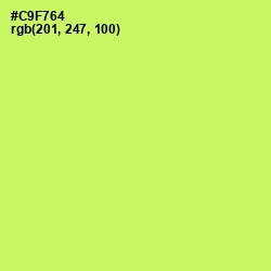 #C9F764 - Sulu Color Image