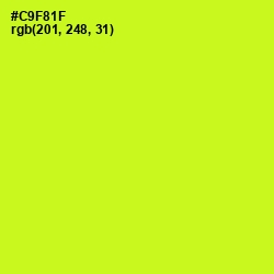 #C9F81F - Las Palmas Color Image