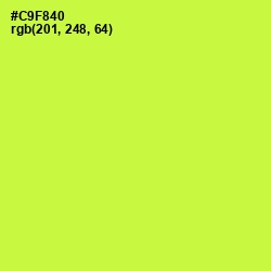 #C9F840 - Starship Color Image