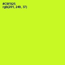 #C9F925 - Pear Color Image