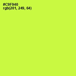 #C9F940 - Starship Color Image