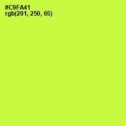 #C9FA41 - Starship Color Image