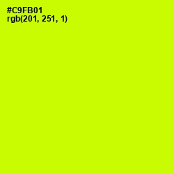 #C9FB01 - Electric Lime Color Image