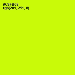 #C9FB08 - Electric Lime Color Image