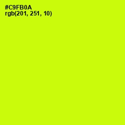 #C9FB0A - Electric Lime Color Image