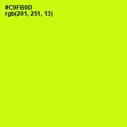 #C9FB0D - Electric Lime Color Image