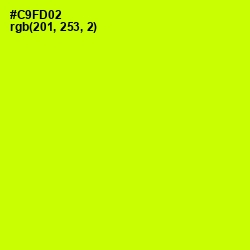 #C9FD02 - Electric Lime Color Image