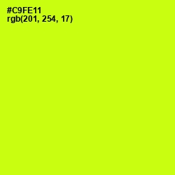 #C9FE11 - Electric Lime Color Image