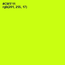 #C9FF11 - Electric Lime Color Image