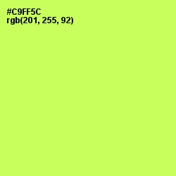 #C9FF5C - Sulu Color Image