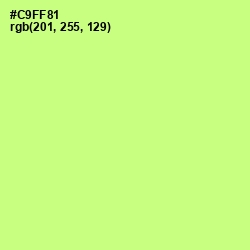 #C9FF81 - Mindaro Color Image