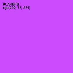 #CA4BFB - Heliotrope Color Image