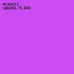 #CA4CF2 - Heliotrope Color Image