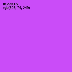 #CA4CF9 - Heliotrope Color Image