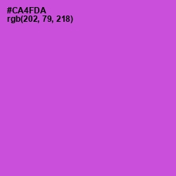 #CA4FDA - Fuchsia Pink Color Image