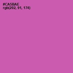 #CA5BAE - Hopbush Color Image