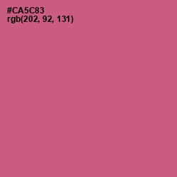 #CA5C83 - Mulberry Color Image