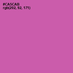 #CA5CAB - Hopbush Color Image