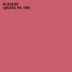 #CA5E6D - Cranberry Color Image