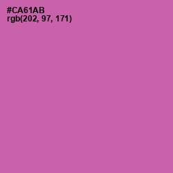 #CA61AB - Hopbush Color Image