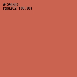 #CA6450 - Red Damask Color Image