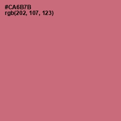 #CA6B7B - Contessa Color Image