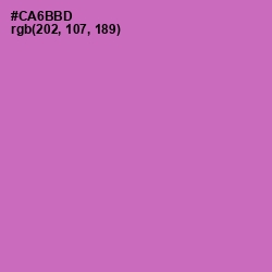 #CA6BBD - Hopbush Color Image