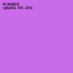 #CA6BEB - Heliotrope Color Image