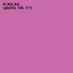#CA6CAB - Hopbush Color Image