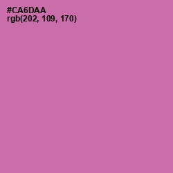 #CA6DAA - Hopbush Color Image