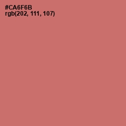 #CA6F6B - Contessa Color Image