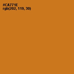 #CA771E - Meteor Color Image