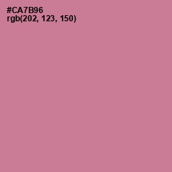 #CA7B96 - Charm Color Image
