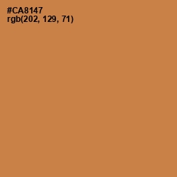 #CA8147 - Tussock Color Image
