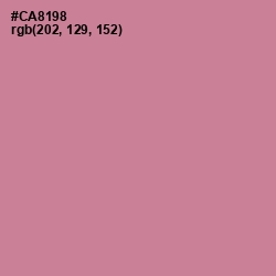 #CA8198 - Puce Color Image