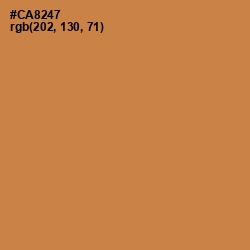 #CA8247 - Tussock Color Image