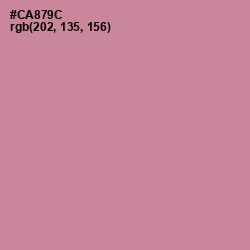 #CA879C - Puce Color Image