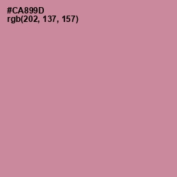 #CA899D - Puce Color Image