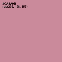 #CA8A9B - Puce Color Image