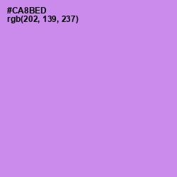 #CA8BED - Light Wisteria Color Image