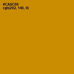 #CA8C00 - Pizza Color Image