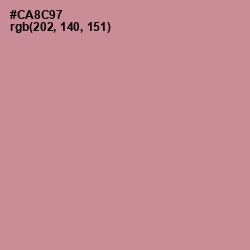 #CA8C97 - Puce Color Image