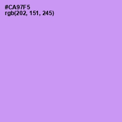 #CA97F5 - Light Wisteria Color Image