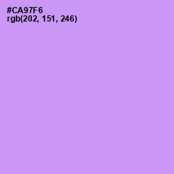 #CA97F6 - Light Wisteria Color Image