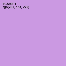 #CA99E1 - Light Wisteria Color Image