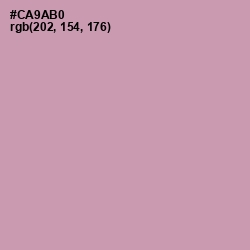#CA9AB0 - Careys Pink Color Image