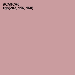 #CA9CA0 - Careys Pink Color Image