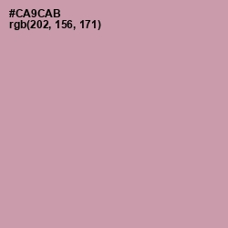 #CA9CAB - Careys Pink Color Image