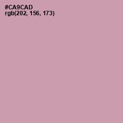 #CA9CAD - Careys Pink Color Image